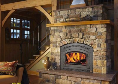 36 Elite wood fireplace