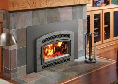 Medium Flush Wood Hybrid Fyre Arched wood fireplace insert