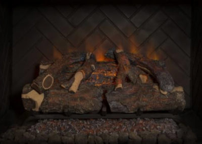 Sunset Charred Oak Electric Log Set