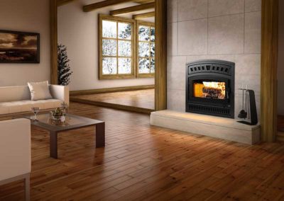 Valcourt LaFayette wood fireplace