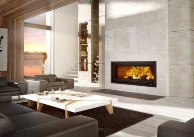 Valcourt Saint Laurent wood fireplace